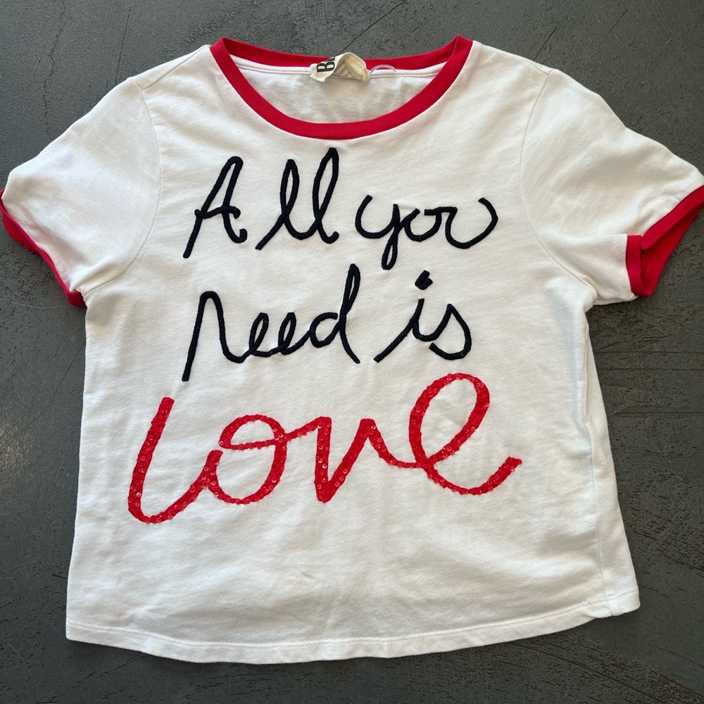 Alice + Olivia Beatles T shirt size Medium